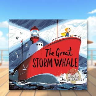 书精装 Storm BENJI 现货 DAVIESSimon书 Great 大风暴鲸英文儿童绘本自我认知情绪管理进口原版 The Whale
