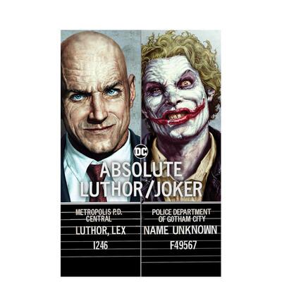 【预售】卢瑟/小丑（2024版） Abs Luthor/Joker (2024 Ed) 英文漫画进口原版图书籍外文正版Azzarello  Brian