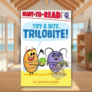【预售】咬一口吧,三叶虫英文儿童分阶阅读进口原版外版书精装3-6周岁Try a Bite, Trilobite!FENSKESimon Spotlight书籍图书正版