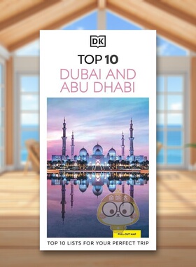 【预售】DK十大游：迪拜与阿布扎比 DK  10 Dubai and Abu Dhabi 原版英文旅行进口书籍图书外版正版