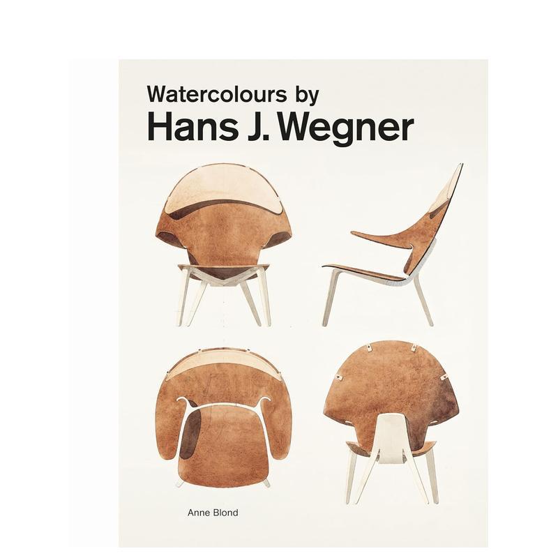【预售】丹麦设计师Hans Wegner的水彩图纸:标志性家具的艺术维度Watercolours by Hans J. Wegner英文进口原版工业产品设计图书