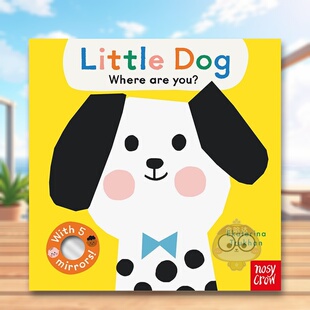 【预售】【翻翻镜面书】你在哪,小狗?英文儿童趣味进口原版外版书纸板书1岁(含)-3岁(含)【Baby Faces】Little Dog, Where Are Yo