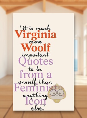 【现货】佛吉尼亚伍尔夫女性主义标杆语录Virginia Woolf Inspiring Quotes from an Original Feminist Icon英文传记精装Virgini