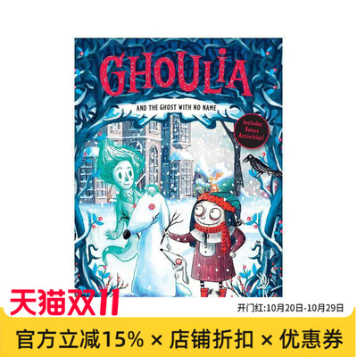 【预售】茱莉亚与无名幽灵 3（平装） Ghoulia and the Ghost with No Name 英文进口原版儿童桥梁书Barbara Cantini外文正版