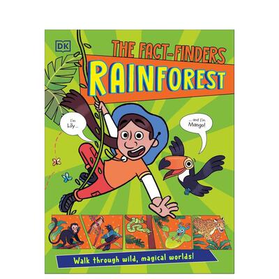 【预售】【探索者】雨林 【The Fact-Finders】Rainforest 原版英文儿童绘本进口书籍图书外版正版