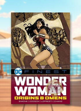 【预售】【DC FINEST】神奇女侠起源与预兆Wonder Woman: Origins & Omens英文漫画进口原版书DC Comics平装Various书籍图书外版正