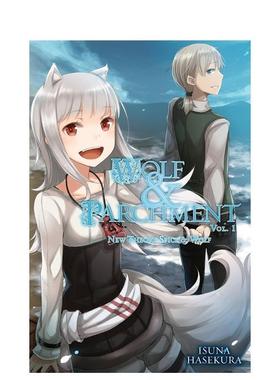 【现货】狼与辛香料 卷1 轻小说 Wolf & Parchment: New Theory Spice & Wolf 支仓冻砂 奇幻恋爱治愈 原版英文文学