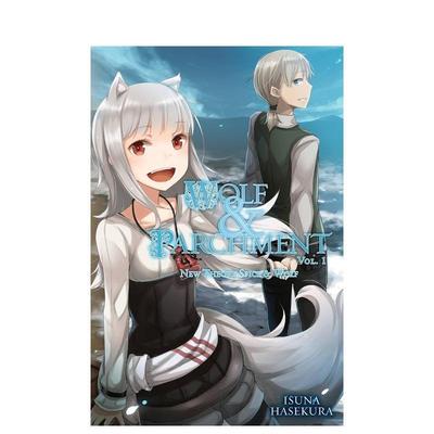 【现货】狼与辛香料 卷1 轻小说 Wolf & Parchment: New Theory Spice & Wolf 支仓冻砂 奇幻恋爱治愈 原版英文文学