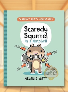 【现货】总之就是只害怕的松鼠英文儿童绘本虚构类进口原版外版书简装Scaredy Squirrel In a NutshellMelanie WattTundra Books书