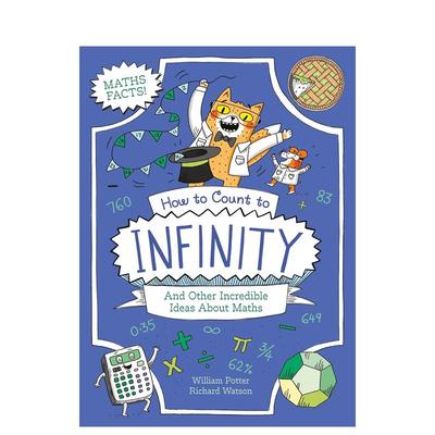 【预售】【橘猫博士科学笔记】数到无穷大-数学篇 How to Count to Infinity  原版英文儿童漫画 爆笑科普漫画进口书籍图书外版正