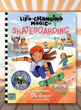 【现货】【改变人生的魔法】斯凯·布朗 奥运滑板季军英文儿童绘本人物传记进口原版书精装Life Changing Magic of Skateboarding