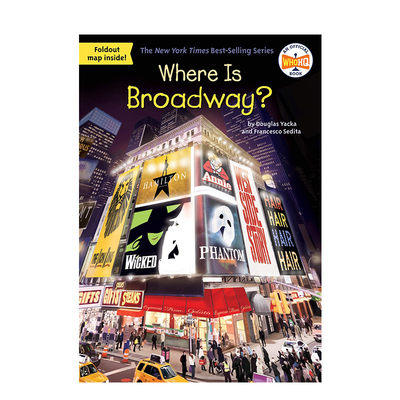 【现货】Where Is Broadway?，百老汇在哪里?英文原版儿童故事阅读