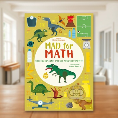 【预售】【疯狂数学】等量恐龙与翼龙测量术 【Mad for Math】Equisaurs and Ptero-Measurements 原版英文儿童绘本进口书籍图书外