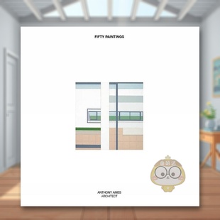 Paintings英文建筑设计建筑师工作室Anthony 五十幅画作安东尼艾姆斯建筑师Fifty Ames精装 ORO 书94书籍 Editions进口原版 预售