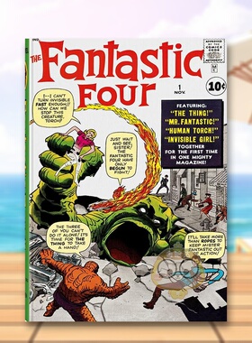 【现货】漫威漫画图书馆神奇四卷1961–1963Marvel Comics Library Fantastic Four Vol 1 1961–1963英文漫画Mark Waid精装TASCH