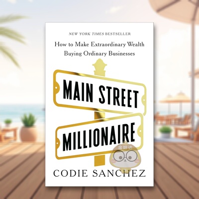 【预售】主街百万富翁如何收购普通企业赚取非凡财富英文商业行销Codie Sanchez进口原版书精装14岁以上Main Street Millionaire书
