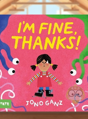 【现货】谢谢,我很好！ 克劳斯·佛兰科奖得主Jono Ganz英文儿童绘本自我认知情绪管理进口原版书精装I’m Fine, Thanks! Jono书籍