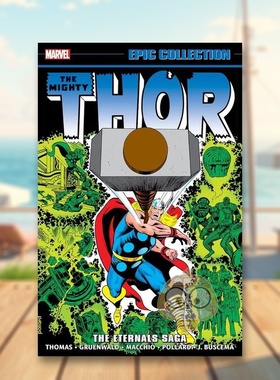 【预售】【Marvel】雷神史诗合集永恒传奇英文漫画平装进口原版书Thor Epic Collection: The Eternals Saga Keith Pollard书籍图