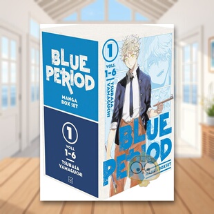 【预售】蓝色时期套装#16赠限定涂色书英文漫画图书进口原版书Blue Period Manga Box Set 1平装14岁以上Tsubasa Yamaguchi Koda书