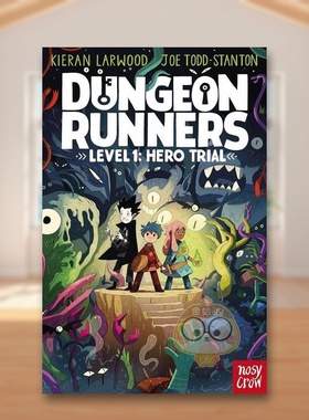 【现货】地牢跑者:英雄审判 蓝彼得奖 Kieran Larwood 水石儿童图书奖Joe Todd-Stanton英文儿童故事进口原版外版书平装3-6周岁D书