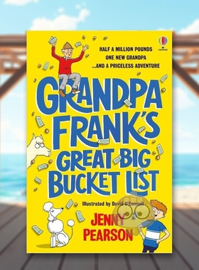 【预售】弗兰克爷爷的遗愿清单 Grandpa Frank’s Great Big Bucket List 原版英文儿童章节书进口书籍图书外版正版