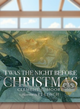 【现货】那是圣诞节前夜Twas the Night Before Christmas英文儿童绘本节日庆典3-6岁精装Clement C. Moore进口原版书Walker Book