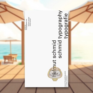 【预售】赫尔穆特·施密德：字体设计英文字体图案标志平面设计精装进口原版外版书籍Helmut Schmid: Typography图书正版