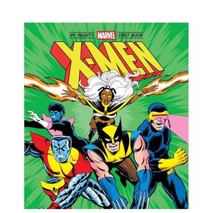 正版 原版 英文儿童绘本进口书籍图书外版 Marvel X战警:漫威启蒙读物 First Book Mighty 预售 Men