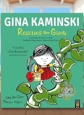 【预售】吉娜卡明斯基勇救人 Gina Kaminski Rescues the Giant 原版英文儿童绘本