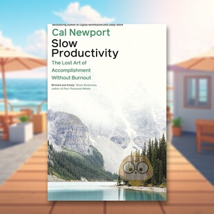 【预售】生产力低下英文商业行销进口原版外版书简装14岁以上Slow Productivity NewportPenguin Books (UK)书籍图书正版