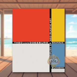 Neo 预售 Bauhausbücher Doesburg精装 Muller van Principles 新塑艺术原理 Art Plastic Lars 1925英文综合设计Theo
