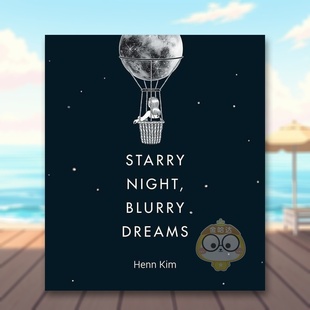 Dreams英文漫画图书精装 预售 Night 进口原版 Andrews 星夜模糊 Kim 韩国插画师HennKim McMeel书 梦Starry 书Henn Blurry