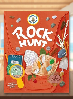 【现货】背包探险家岩石大搜寻Backpack Explorer Rock Hunt英文青少年读物9-12岁平装Editors of Storey Publishing  Oana Befor
