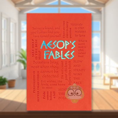 【预售】【字云经典】伊索寓言 【Word Cloud Classics】Aesop's Fables 原版英文文学 特殊书口 压纹封面