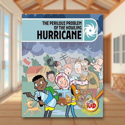 【预售】少年侦探团：飓风呼啸的危局 Kid Detectives: The Perilous Problem of the Howling Hurricane 原版英文儿童绘本进口书