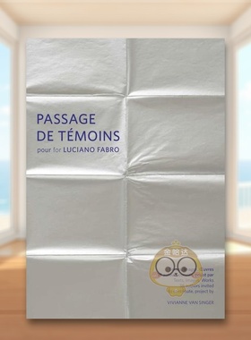 【预售】为卢西亚诺法布罗的见证者通道Passage de témoins pour Luciano Fabro英文艺术总论历史理论评论Vivianne van SingerFi