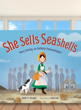 【现货】卖贝壳的小女孩She Sells Seashells英文儿童绘本动物生态环保6-9岁精装Stemple  Heidi E. Y.进口原版书Charlesbridge97