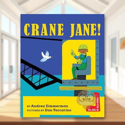 【预售】仙鹤简英文儿童绘本职业认知财商管理进口原版书精装Crane Jane!ZIMMERMAN  ANDREAHoliday House书籍图书外版正版