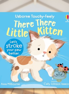 【预售】【触摸书】乖啦乖啦小猫咪 【Touchy Feely Books】There There Little Kitten 原版英文儿童趣味