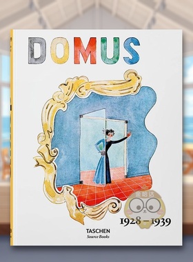 【现货】 多莫斯设计 1928–1939英文综合设计进口原版书domus 1928–1939精装Charlotte & Peter Fiell TASCHEN书籍图书外版正版