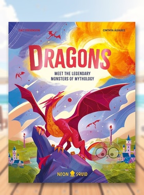 【预售】【神话终结者】龙传奇：邂逅神话世界的亘古魔物 【Myth Busters】Dragons 原版英文儿童绘本进口书籍图书外版正版