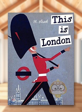 【预售】【Miroslav Sasek】这就是伦敦 This is London 原版英文儿童绘本进口书籍图书外版正版