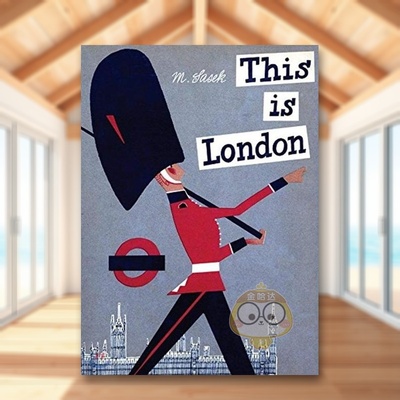 【预售】【Miroslav Sasek】这就是伦敦 This is London 原版英文儿童绘本进口书籍图书外版正版