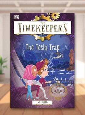 【预售】计时员:特斯拉陷阱 The Timekeepers: The Tesla Trap 原版英文儿童章节书进口书籍图书外版正版