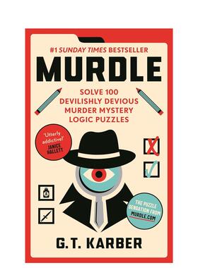 【预售】谋杀案逻辑推理谜题卷1 Murdle: Volume 1 (Murdle Puzzle Series) 英文原版水石书店年度礼品书籍侦探案例 G. T. Karber
