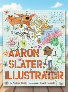 【预售】亚伦·斯莱特 插画师英文儿童绘本职业认知财商管理进口原版外版书精装3-6周岁【The Questioneers】Aaron Slater, Illu书