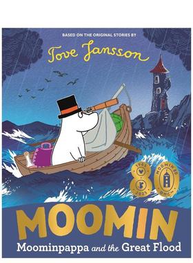 【现货】姆明爸爸和大洪水 Moominpappa and the Great Flood 原版英文儿童绘本进口书籍图书外版正版