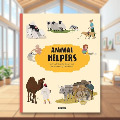 【预售】动物帮手英文儿童绘本动物生态环保进口原版外版书精装Animal Helpers?těpánka SekaninováAlbatros Media书籍图书正版