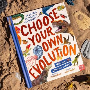 【现货】进化大冒险:进化论启蒙书 Choose Your Own Evolution 原版英文儿童绘本 生命起源启蒙 趣味科普