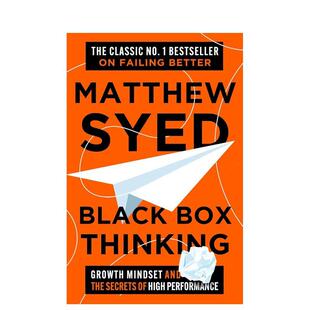 【预售】黑匣子思维：成长型思维与高效能的秘密 Black Box Thinking 原版英文社会科学进口书籍图书外版正版